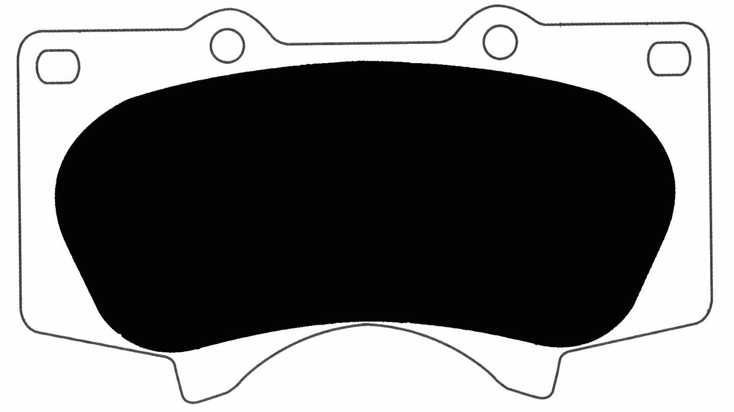 Porterfield Brake Pads for 2014 TOYOTA TACOMA 4WD  6 Lug FR SPORT