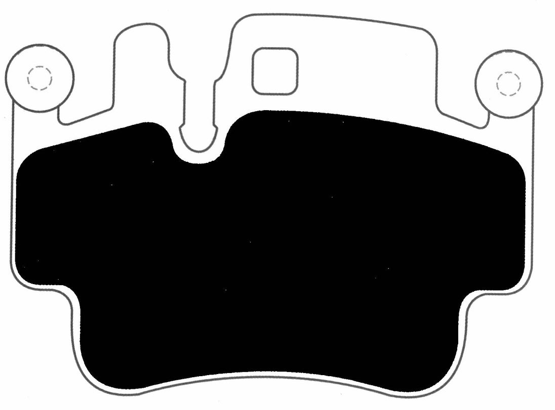 Porterfield Brake Pads for 2005 PORSCHE 911 GT2 w/Iron Discs FR SPORT