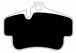 Porterfield Brake Pads for 2008 PORSCHE Boxster S w/Ceramic Discs FR SPORT