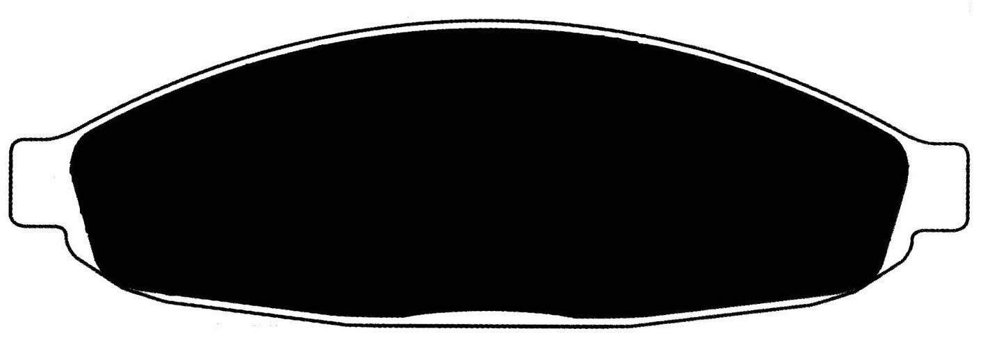 Porterfield Brake Pads for 2008 CHRYSLER PACIFICA FR SPORT