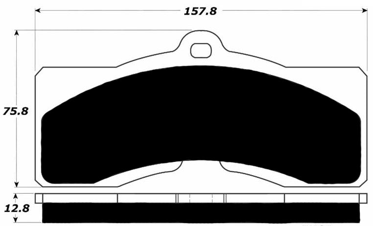 Porterfield Brake Pads for 1963 CHEVROLET CORVETTE Single Pin FR SPORT