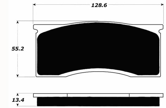 Porterfield Brake Pads for 1966 PLYMOUTH BARRACUDA w/Front Disc FR SPORT