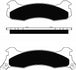 Porterfield Brake Pads for 1986 FORD MUSTANG SVO FR SPORT