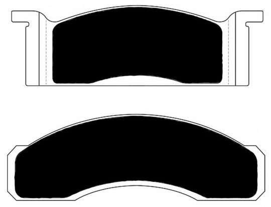 Porterfield Brake Pads for 1969 FORD MUSTANG 428 V8 w/Front Discs FR SPORT