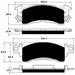 Porterfield Brake Pads for 1976 CHEVROLET NOVA FR SPORT
