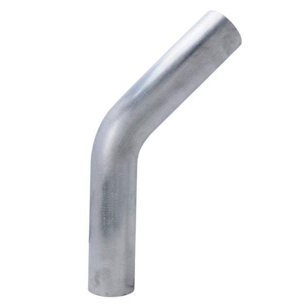 HPS 45 Degree Bend 6061 Aluminum Elbow Pipe Tubing, Mandrel Bent, Mill Finish FR SPORT