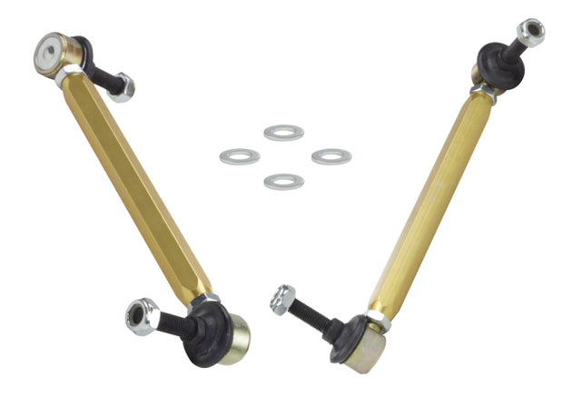 Whiteline 02-06 Mini Cooper S Front Swaybar link kit-Adjustable ball end links - DFW Speed Syndicate