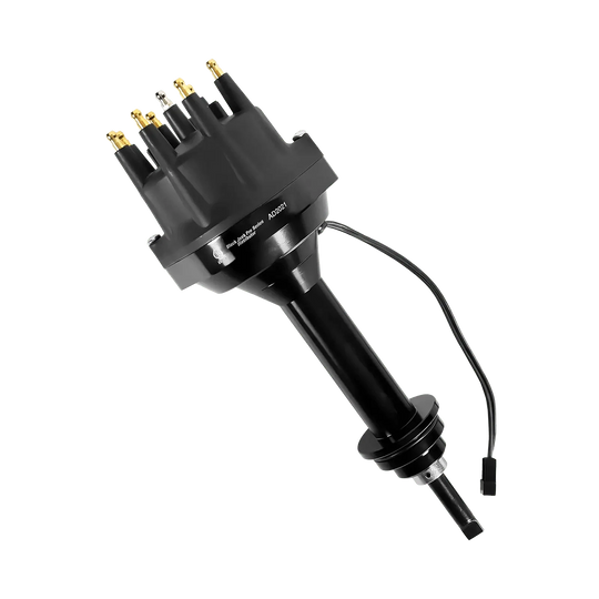 ACES Fuel Injection. BB Mopar 383/400 Mag Pick Up Distributor Black Jack Pro Distributor