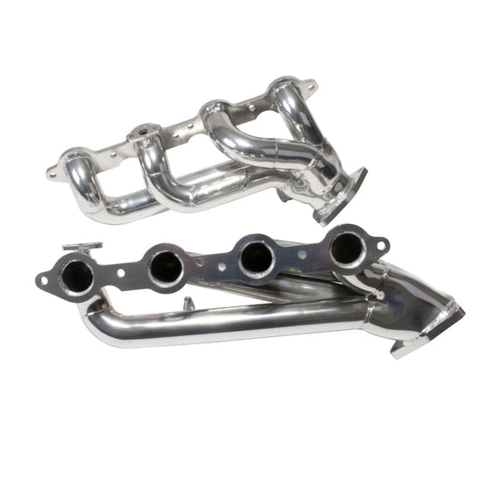 BBK 99-04 GM Truck SUV 4.8 5.3 Shorty Tuned Length Exhaust Headers - 1-3/4 Silver Ceramic BBK