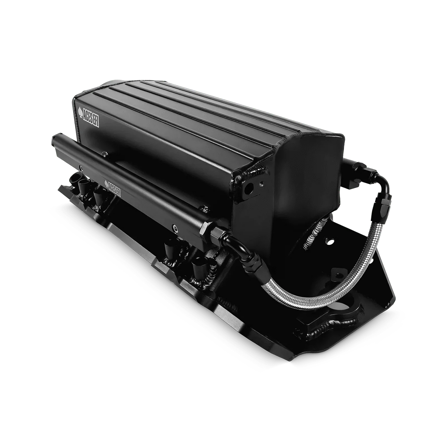 Aces Fuel Injection, Inc. BBC 9.8 Deck Tunnel Ram Fabricated Intake Manifold