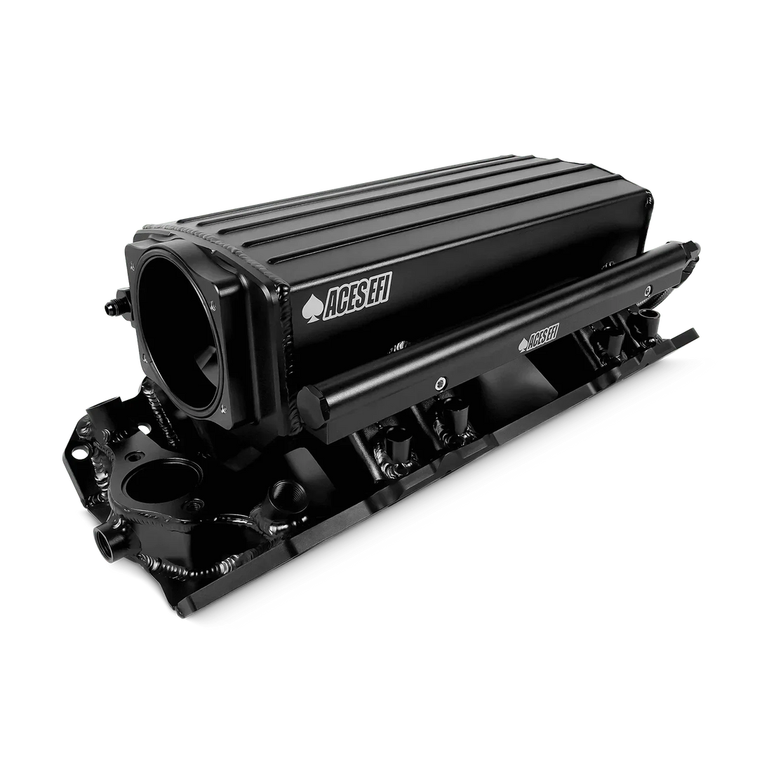 Aces Fuel Injection, Inc. BBC 9.8 Deck Tunnel Ram Fabricated Intake Manifold