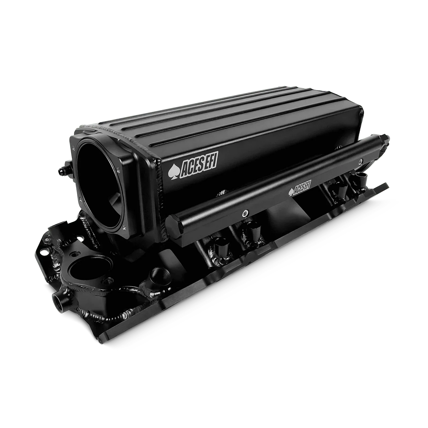 Aces Fuel Injection, Inc. BBC 9.8 Deck Tunnel Ram Fabricated Intake Manifold