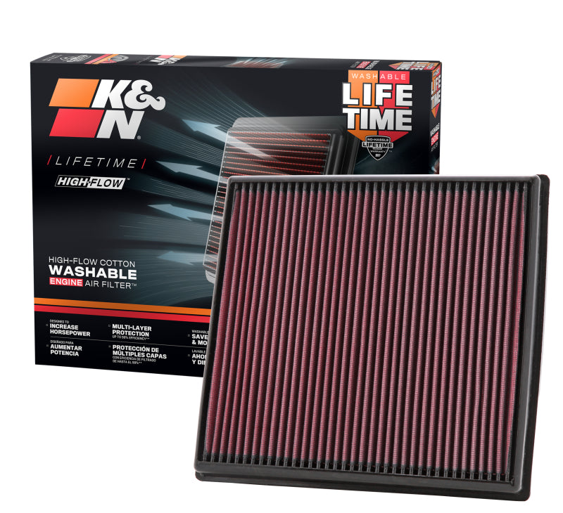 K&N Replacement Air Filter BMW X6 3.0L; 08-09 - DFW Speed Syndicate