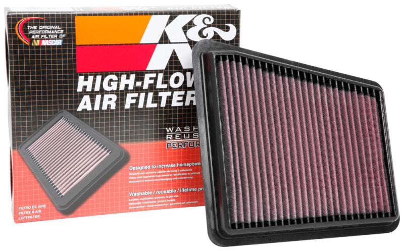 K&N 2018 Kia Stinger L4-2.0L F/I Replacement Drop In Air Filter - DFW Speed Syndicate
