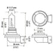 Hella Optilux H9 12V/100W XB Xenon White Bulb (pair) - DFW Speed Syndicate