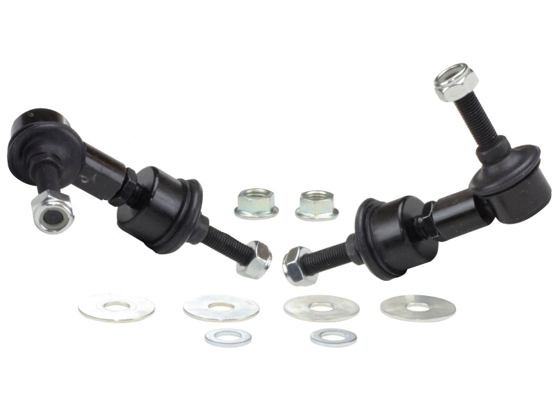 Whiteline 5/05+ Ford Focus / 04+ Mazda 3 BK Rear Swaybar Link Kit H/Duty Adj Steel Ball - DFW Speed Syndicate