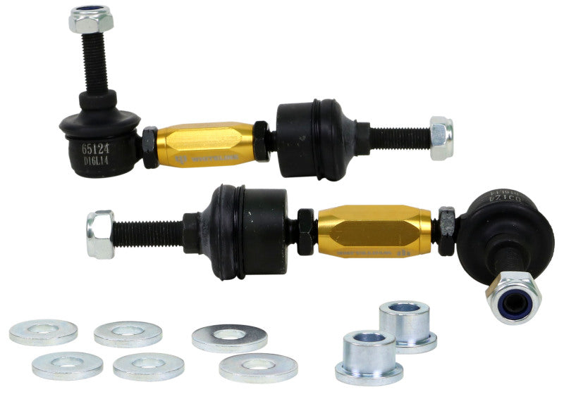 Whiteline 2012+ Ford Focus ST Rear Adjustable Heavy Duty Sway Bar Link Kit - DFW Speed Syndicate