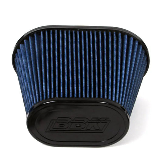 BBK 86-93 Mustang 5.0 Cold Air Intake Kit - Fenderwell Style - Blackout Finish BBK