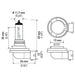 Hella Optilux XB Extreme Type H11 12V 80W Blue Bulbs - Pair - DFW Speed Syndicate