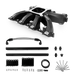 Aces Fuel Injection, Inc. Cathedral / Black Mid-Rise, Single Plane, Cast, 4150 Style LS Intake Manifold