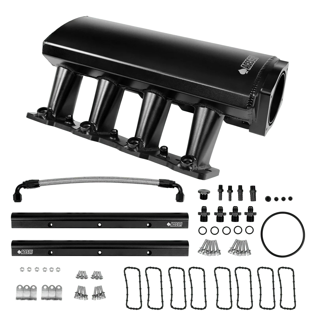 Aces Fuel Injection, Inc. Cathedral High-Ram Fabricated 92mm LS Intake Manifold