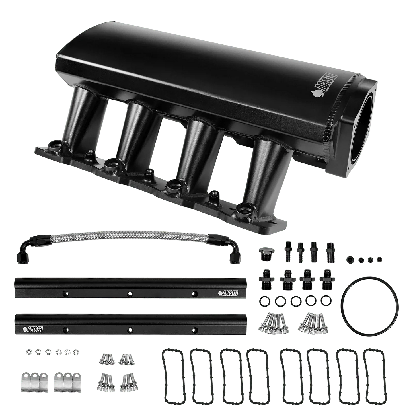 Aces Fuel Injection, Inc. Cathedral High-Ram Fabricated 92mm LS Intake Manifold