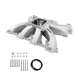Aces Fuel Injection, Inc. Cathedral / Original Finish Mid-Rise, Single Plane, Carb Style, Cast, 4150 Style LS Intake Manifold