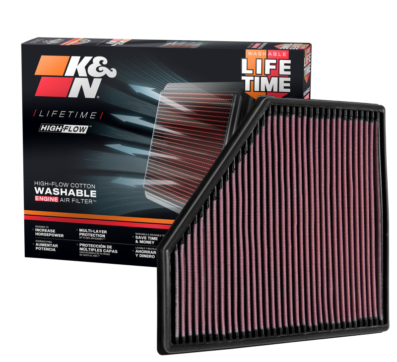 K&N Replacement Air Filter 15-16 BMW 330I 2.0L - DFW Speed Syndicate