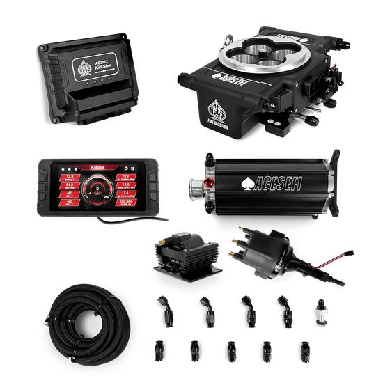 Killshot 4-bbl EFI Master Kits (Black) Aces EFI B2B