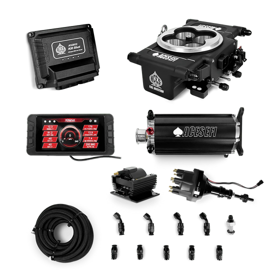 Killshot 4-bbl EFI Master Kits (Black) Aces EFI B2B