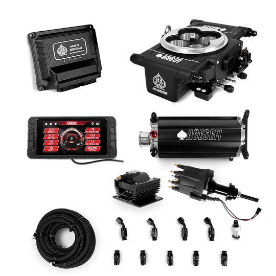Killshot 4-bbl EFI Master Kits (Black) Aces EFI B2B