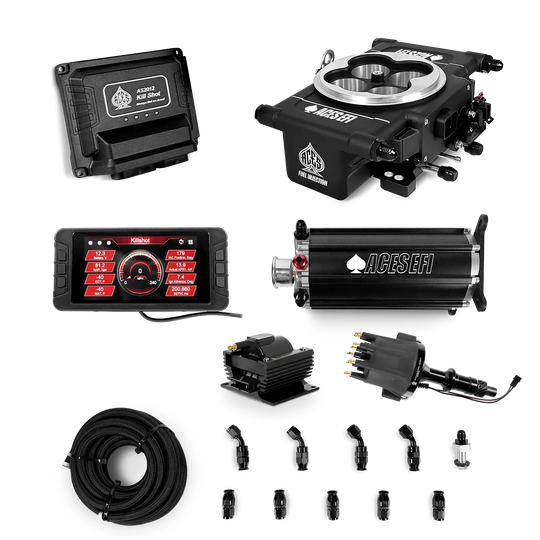 Killshot 4-bbl EFI Master Kits (Black) Aces EFI B2B