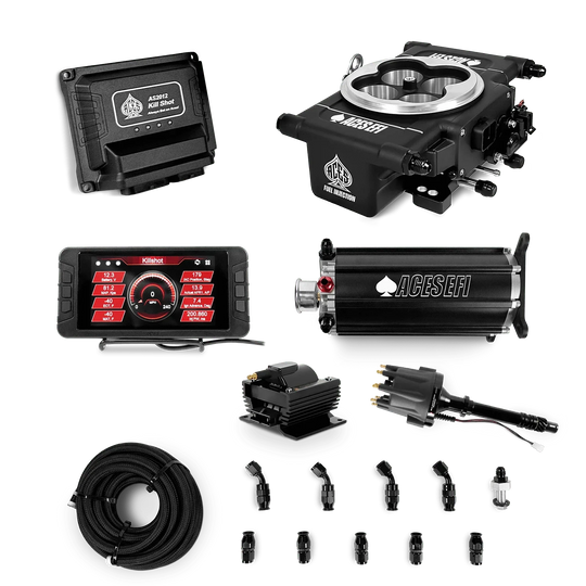 Killshot 4-bbl EFI Master Kits (Black) Aces EFI B2B