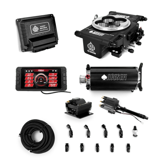 Killshot 4-bbl EFI Master Kits (Black) Aces EFI B2B