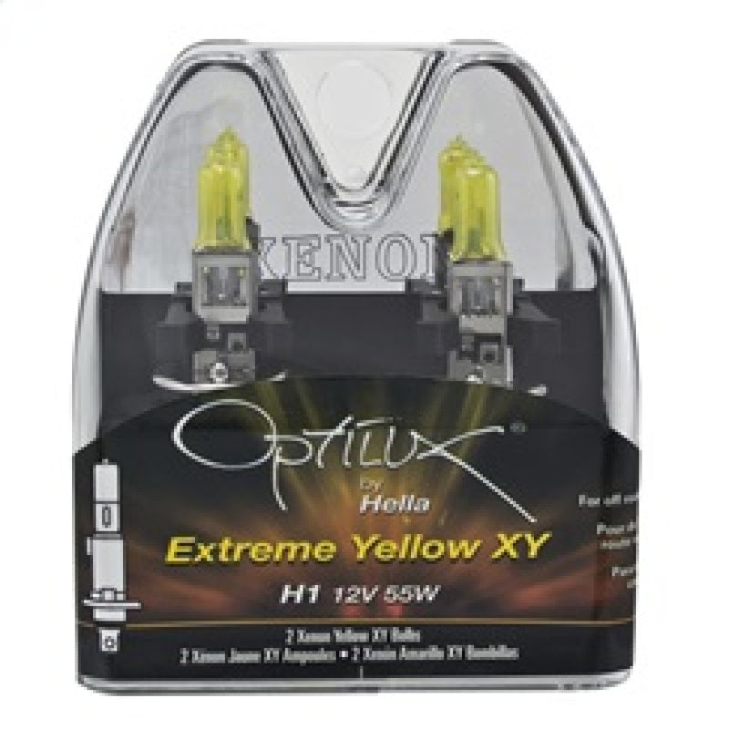 Hella Optilux H1 12V/55W XY Yellow Bulb - DFW Speed Syndicate