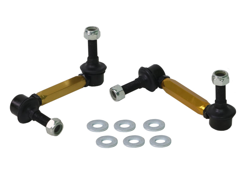 Whiteline 06-09 Toyota FJ Cruiser GSJ10 / 09+ GSJ15 Front Adjustable Heavy Duty Sway Bar Link Kit - DFW Speed Syndicate