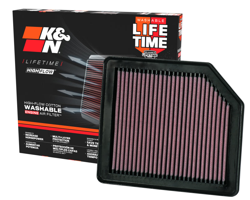 K&N 06-09 Honda Civic 1.8L L4 Drop In Air Filter - DFW Speed Syndicate