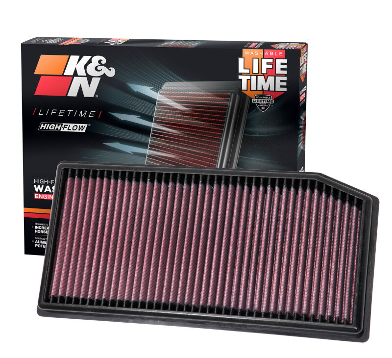 K&N 2019 Mercedes Benz E350 L4-2.0L F/I Replacement Drop In Air Filter - DFW Speed Syndicate