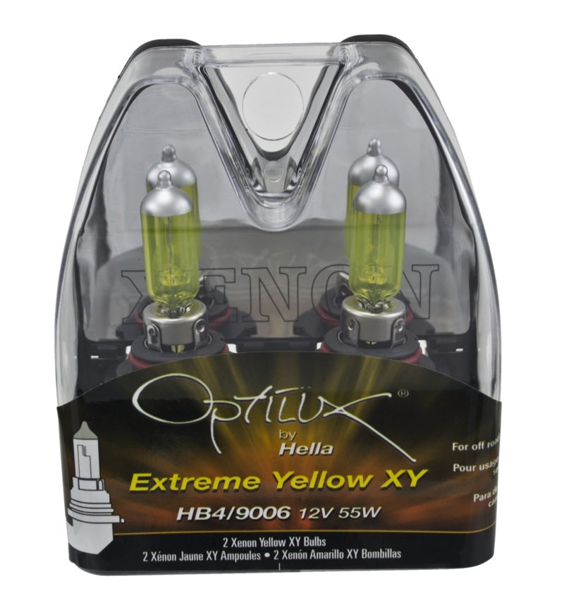 Hella Optilux HB4 9006 12V/55W XY Xenon Yellow Bulb - DFW Speed Syndicate