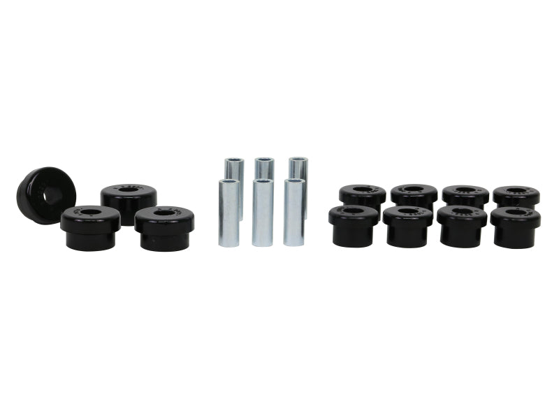 Whiteline Plus 88-00 Honda Civic / 88-9/95 CRX Rear Control Arm - Lower Inner & Outer Bushing Kit - DFW Speed Syndicate