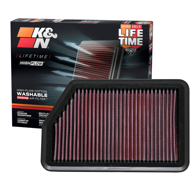 K&N 10-11 Hyundai Tucson 2.0/2.4L Drop In Air Filter - DFW Speed Syndicate