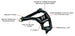 Hotchkis 64-72 GM A-Body Upper A-Arms - DFW Speed Syndicate