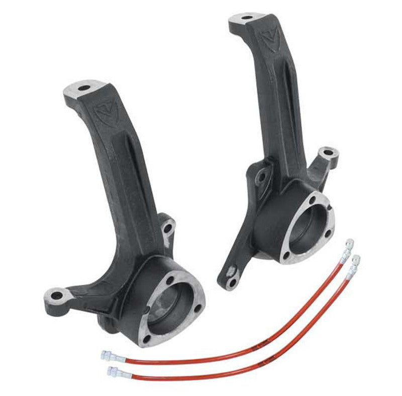 MaxTrac 03-08 Dodge RAM 2500/3500 2WD 3.5in Front Lift Spindles w/Extended DOT Compliant Brake Lines Maxtrac