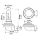 Hella Optilux H9 12V/100W XB Xenon White Bulb (pair) - DFW Speed Syndicate