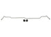 Whiteline 93-99 Toyota Corolla AE101/102 / 98-02 Corolla AE-ZZE110/111 Rear 18mm H/D Fixed Swaybar - DFW Speed Syndicate