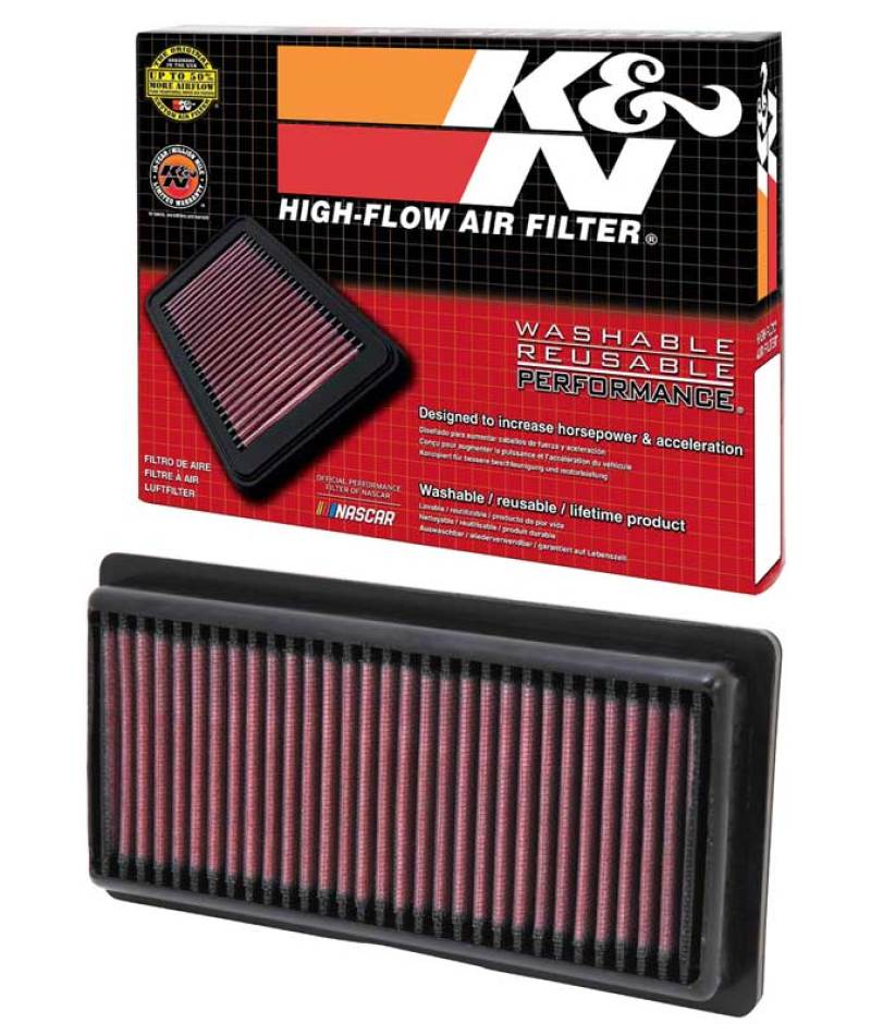 K&N Replacement Panel Air Filter 12-14 Nissan Versa 1.6L 1.031in H x 9.125in OS L x 4in OS W - DFW Speed Syndicate