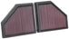 K&N 16-19 BMW 750i L6-4.4L F/I Replacement Drop In Air Filter - DFW Speed Syndicate