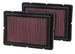 K&N Replacement Air Filter 05-09 Ferrari F360 11.125in O/S Length x 7.625 O/S Width x 1.313in H - DFW Speed Syndicate