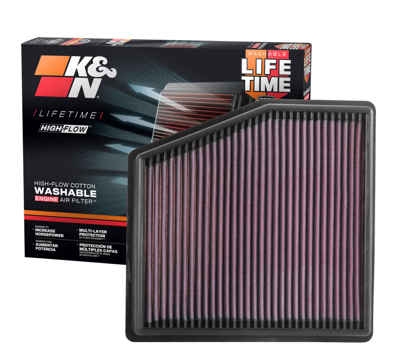 K&N 17-18 Chrysler Pacifica V6 3.6L F/I Replacement Drop In Air Filter - DFW Speed Syndicate