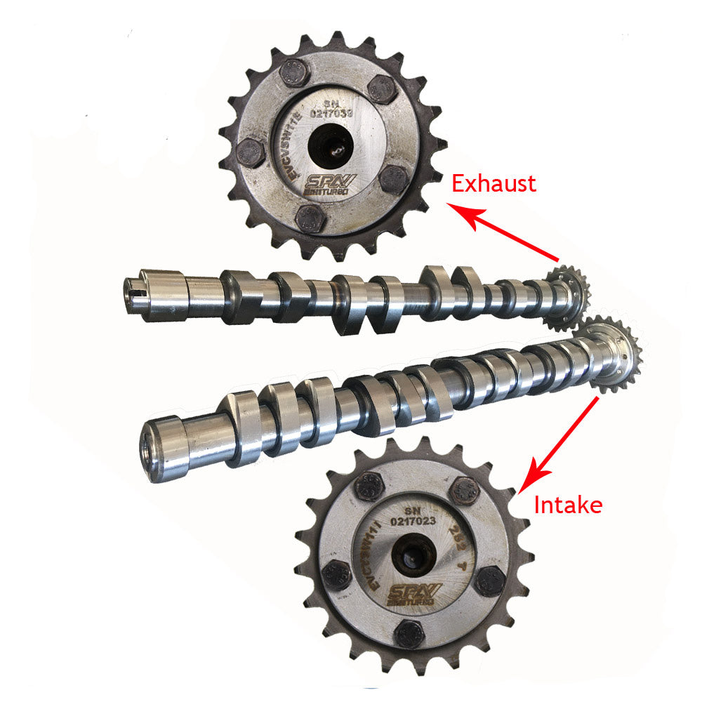 252 / 260 High Performance Camshaft set + FORGED HEAD STUDS SET OF 10 UNITS For VW/AUDI 1.8L 20V SPA TURBO USA